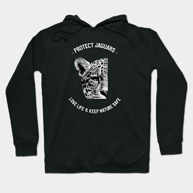 Protect Jaguars #2 1Black Background Hoodie by SouthAmericaLive